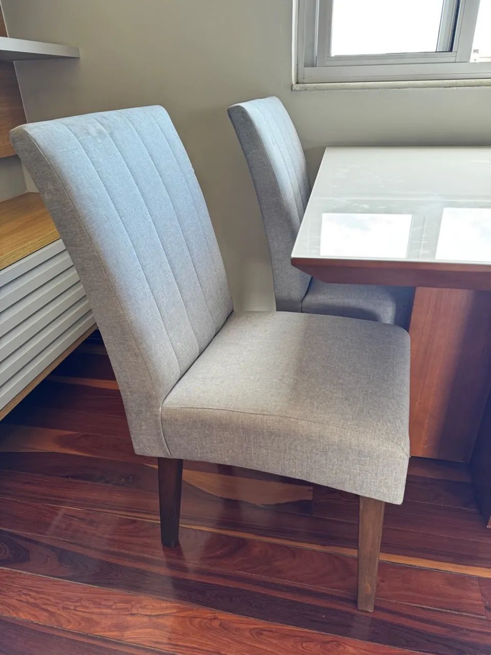 Mesa de Jantar em Vidro laqueado Off White - Foto 3