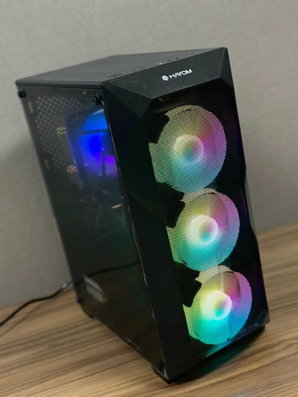 Pc Gamer  Air cooler GAMBIAS Boreas Lite RGB FAN 120m SEMI NOVO COM GARANTIA LOJA FISICA - Foto 2