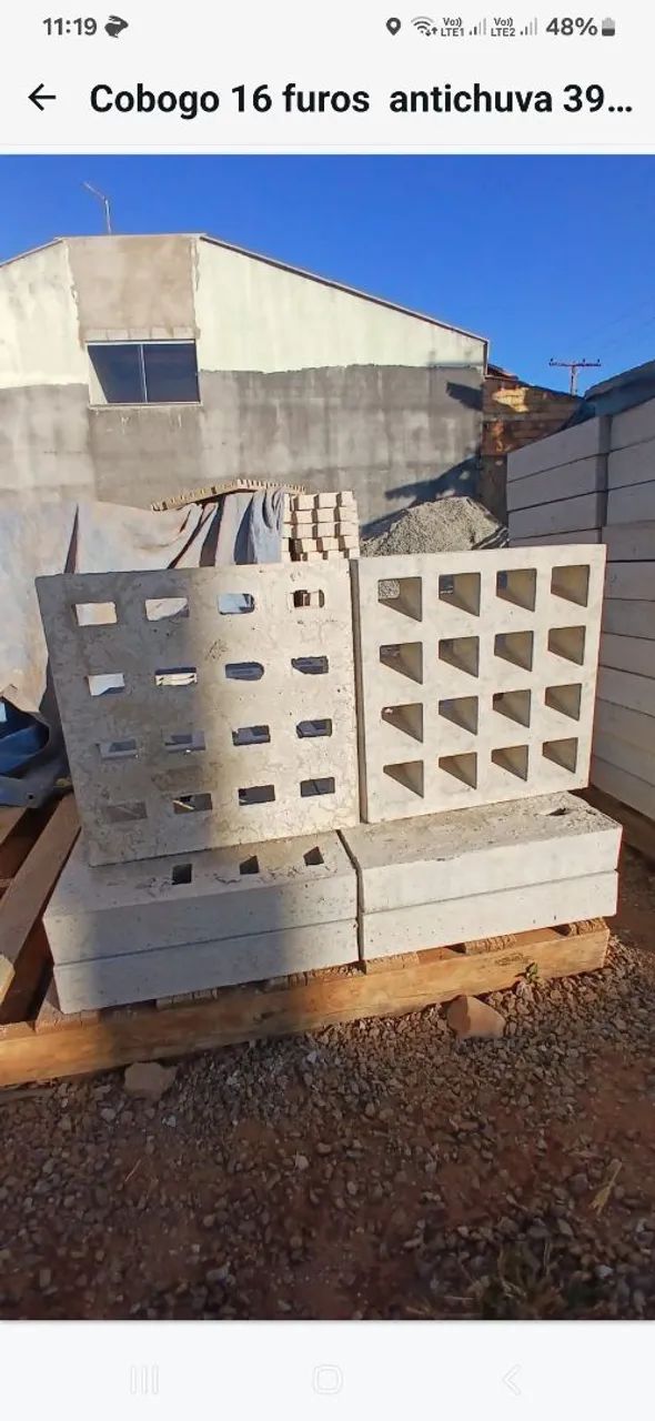 Cobogo antichuva 39cm - Foto 4