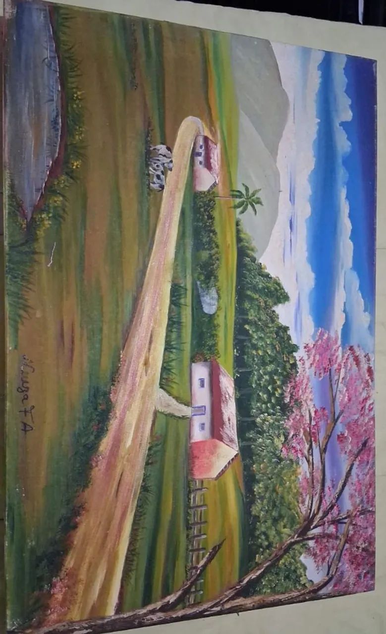 Quadros Antigos (Pinturas Manuais a Óleo) - Foto 5