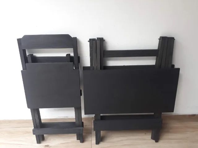 Conjunto dobrável mesa e cadeiras para bar e similares - Foto 2