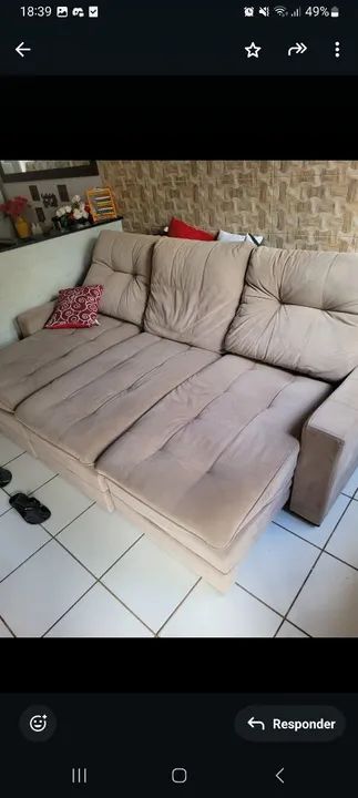 Sofá de Canto 3 Lugares em ótimo estado