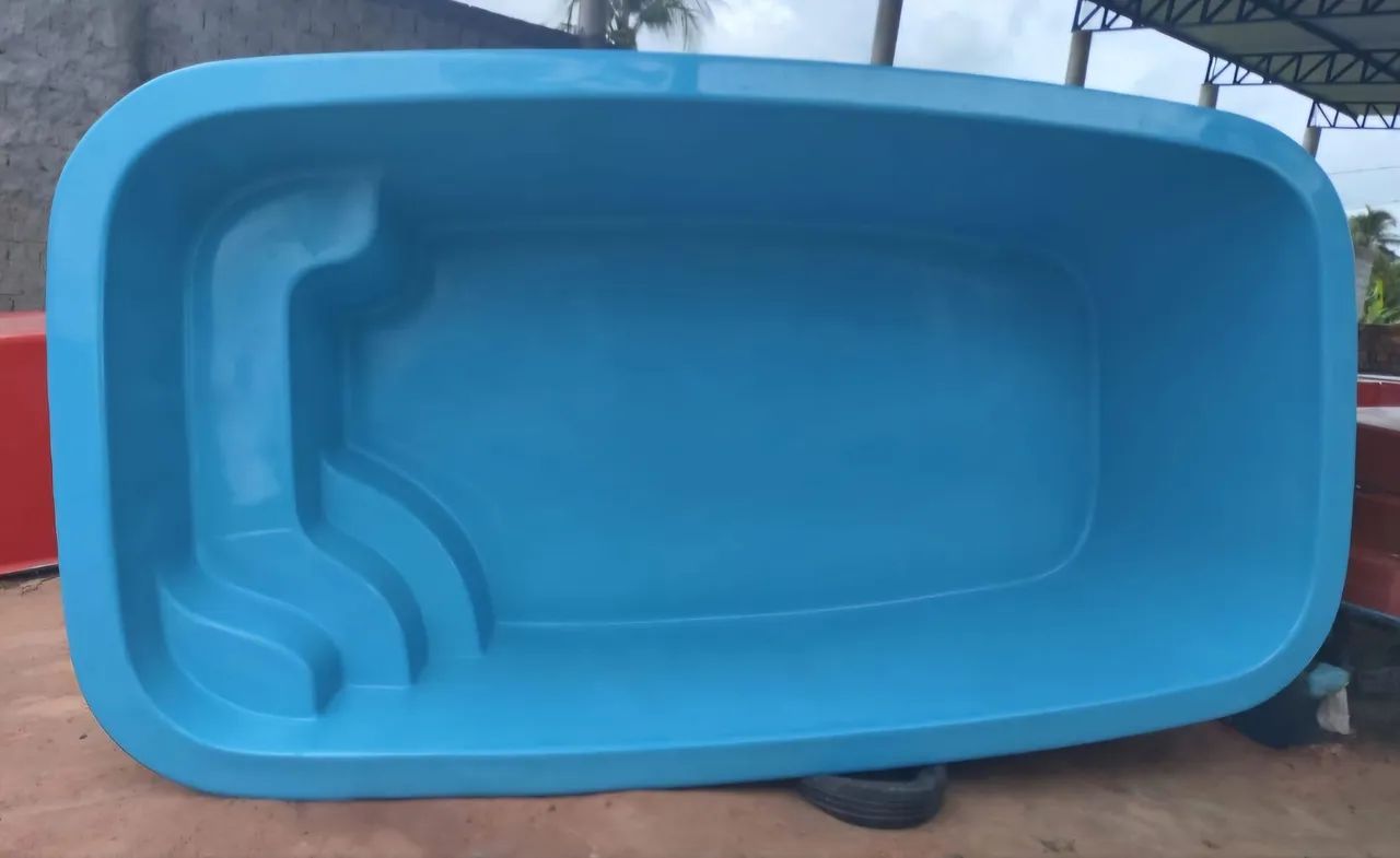 Piscina de fibra 5.00 x 2.80 x 1.30  R$ 10.590 ou 10 x 1.200  no cartão    - Foto 4