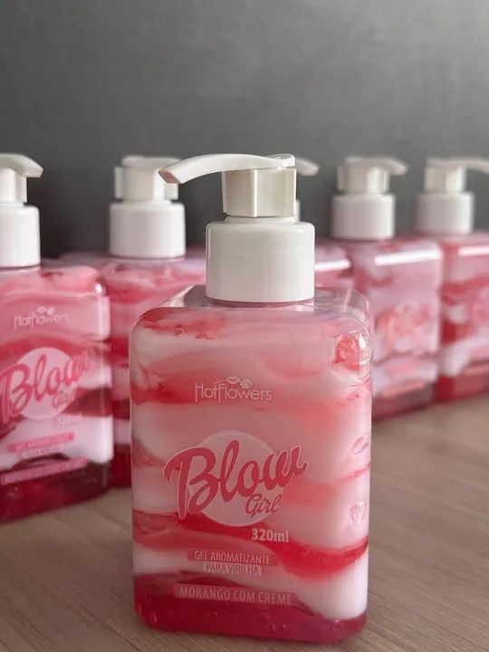 Gel Aromatizante Blow Girl Morango com Creme - 320ml