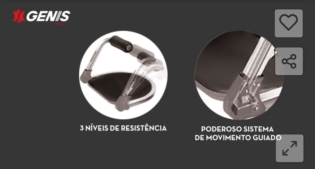 Plataforma Banco Abdominal para Exercícios Gênios AB Max - Foto 5