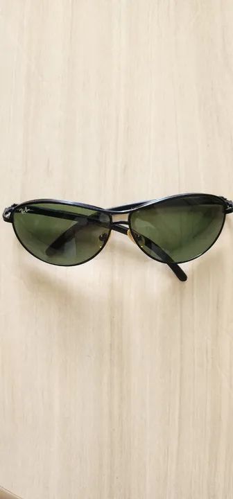 Óculos de sol Ray Ban 8119 Preto e Lente Verde - Foto 2