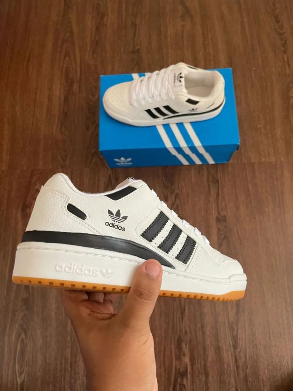 ADIDAS FORUM LOW  R- BRANCO PRETO FRETE GRATIS PARA TODO BRASIL - Foto 3