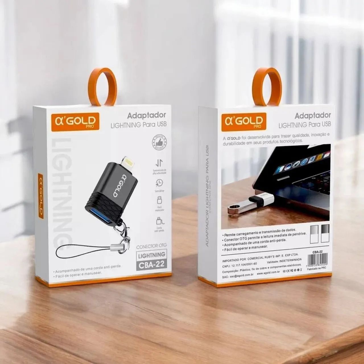 Adaptador Lightning para USB OTG - A'GOLD - Foto 3