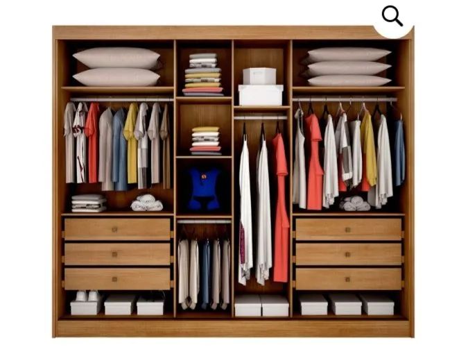 Guarda-roupa 100%MDF PORTINARI - Foto 2