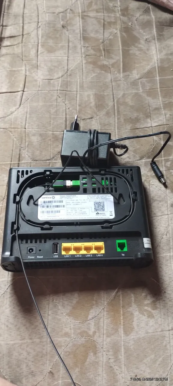 Roteador de Fibra Óptica Vantiva