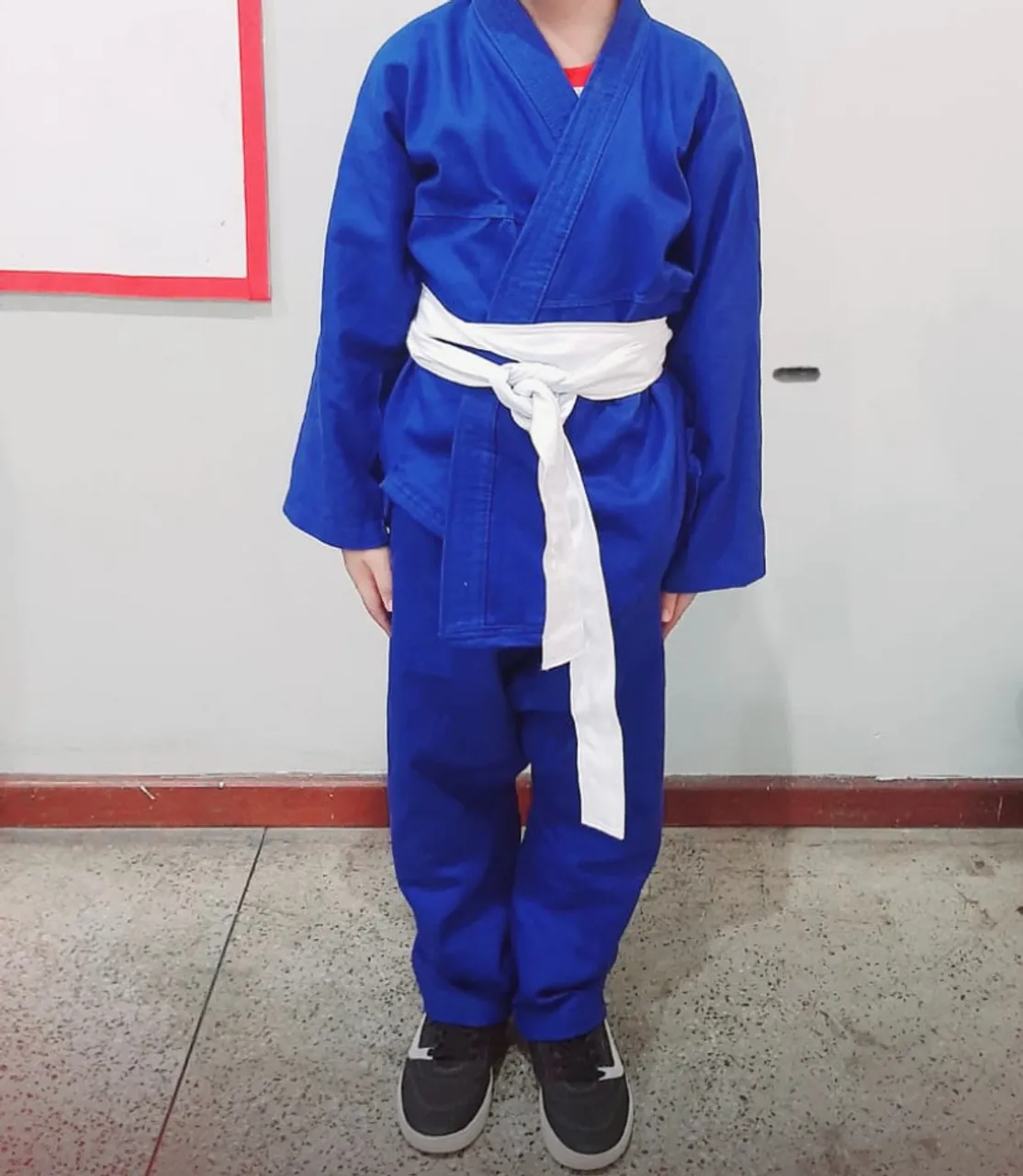 Kimono de Judô Infantil Azul - Tamanho P