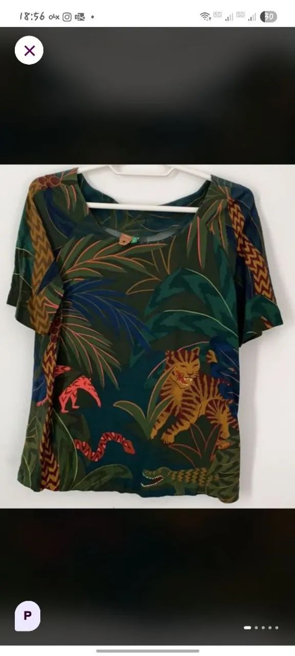 Blusa farm tropical 