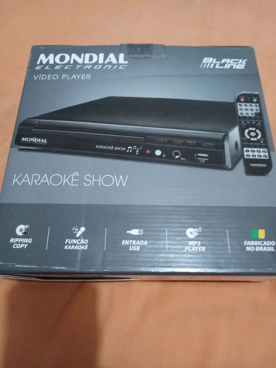 DVD Player Mondial Karaoke Show Black
