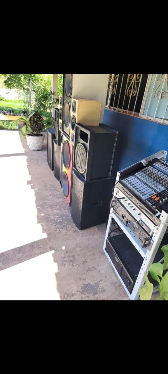 Sistema de som completo para eventos