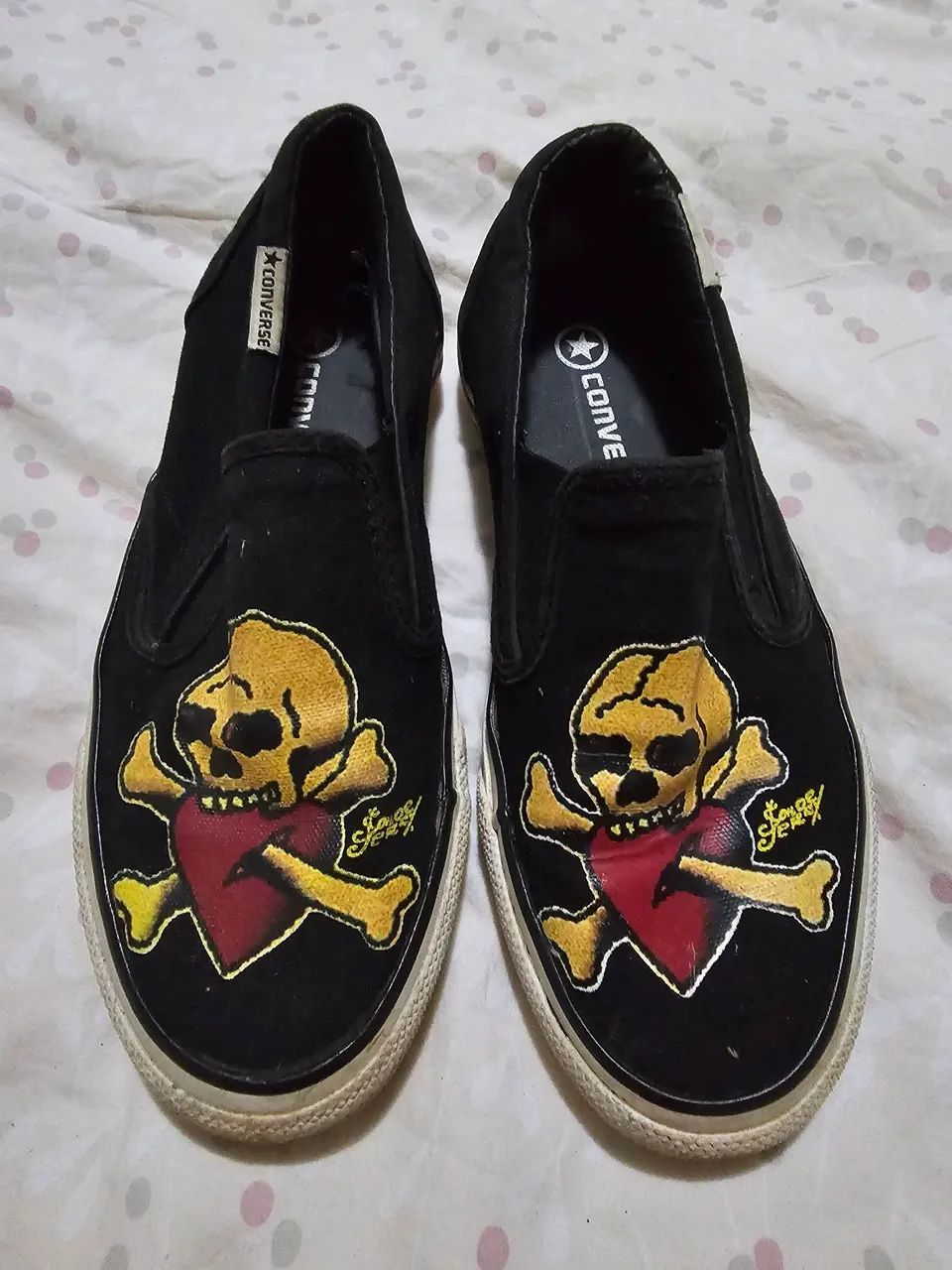 All Star Sailor Jerry Skull Heart - Raro - tam 35