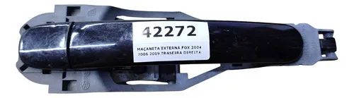 Maçaneta Externa Fox 2004 2006 2009 Traseira Direita Preto