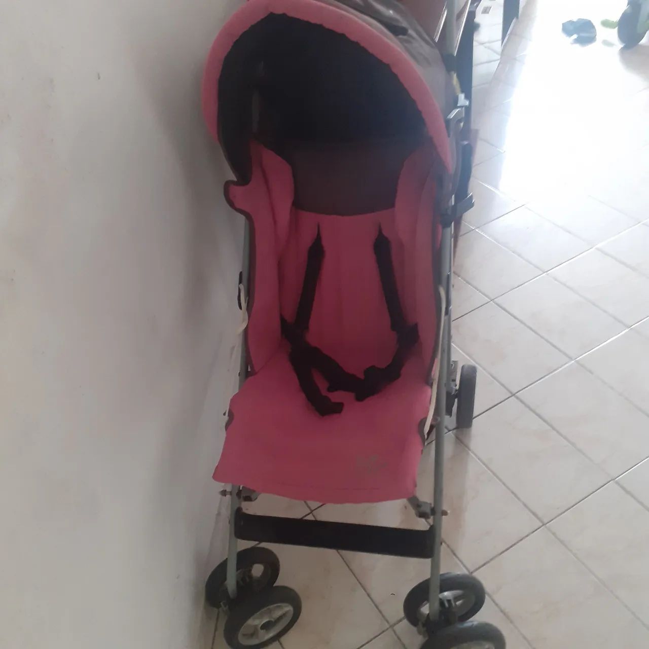 Carrinho de Bebê Rosa - Foto 3