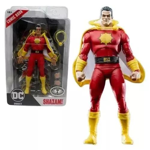 Shazam Comic Book Platinum Edition Mcfarlane Versão Chase Platinum - Foto 3