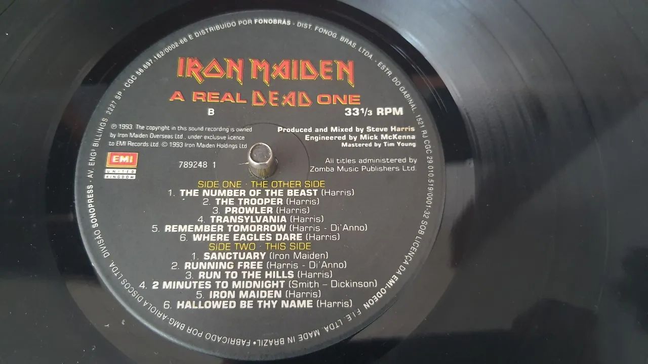 Disco Iron Maiden A Real Dead One - Foto 2