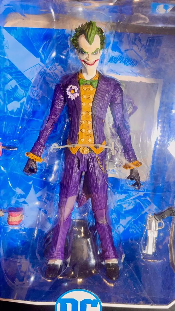 Coringa Arkham Asylum - Action Figure - NOVO - Lacrado - Foto 6