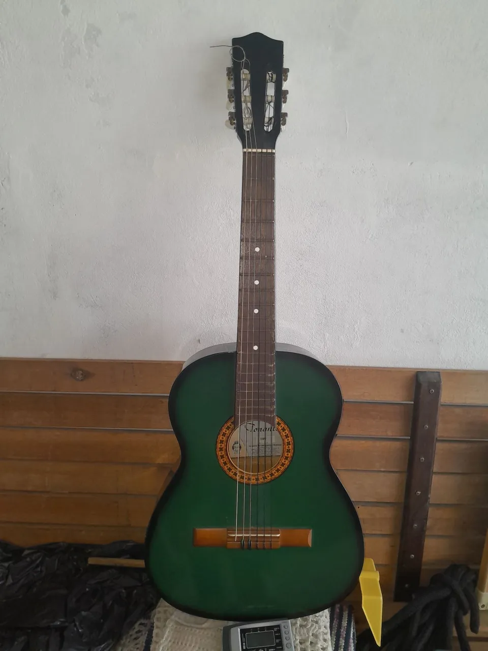 Violão Acústico Verde - Som Encantador