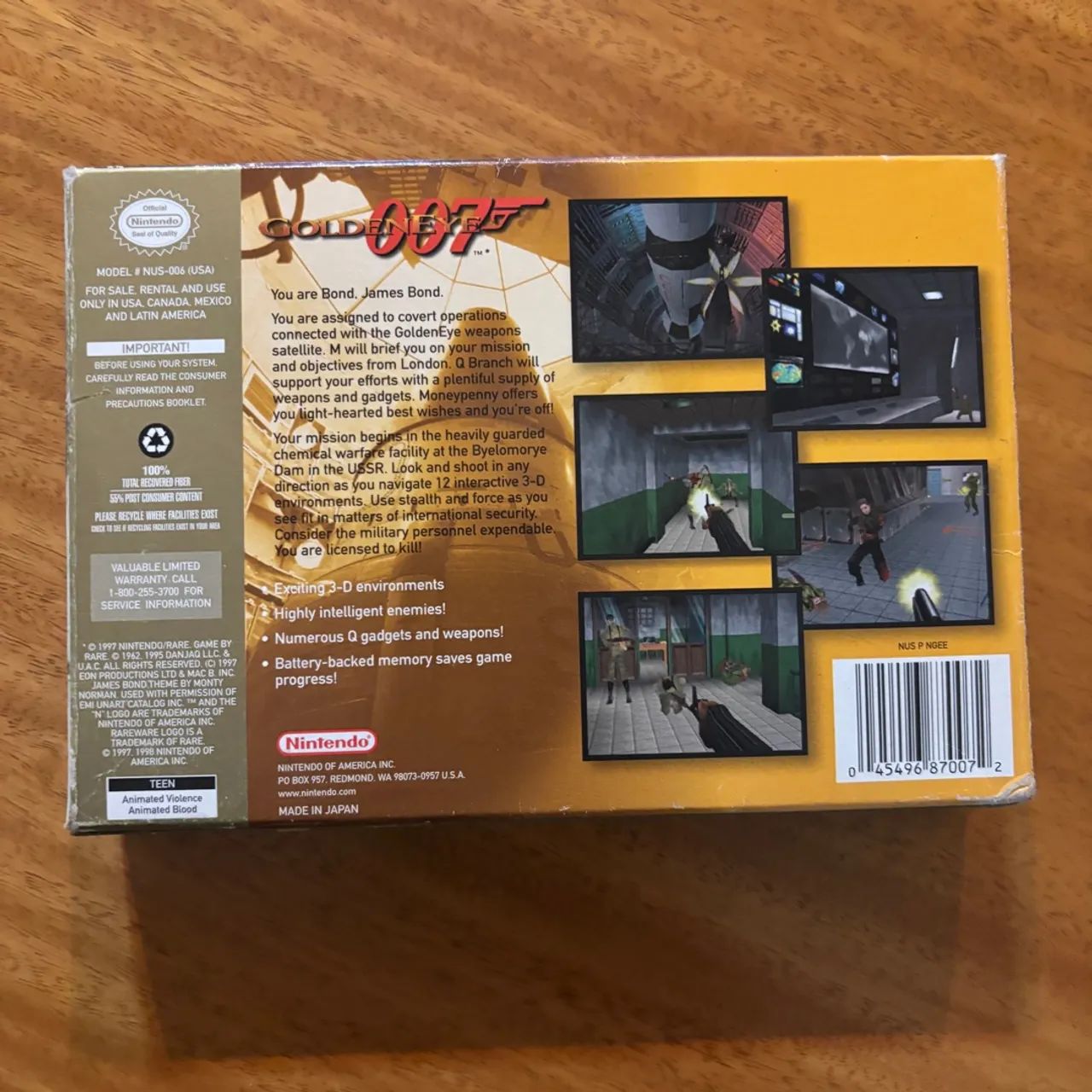 GoldenEye 007 - CIB - Nintendo 64  - Foto 5