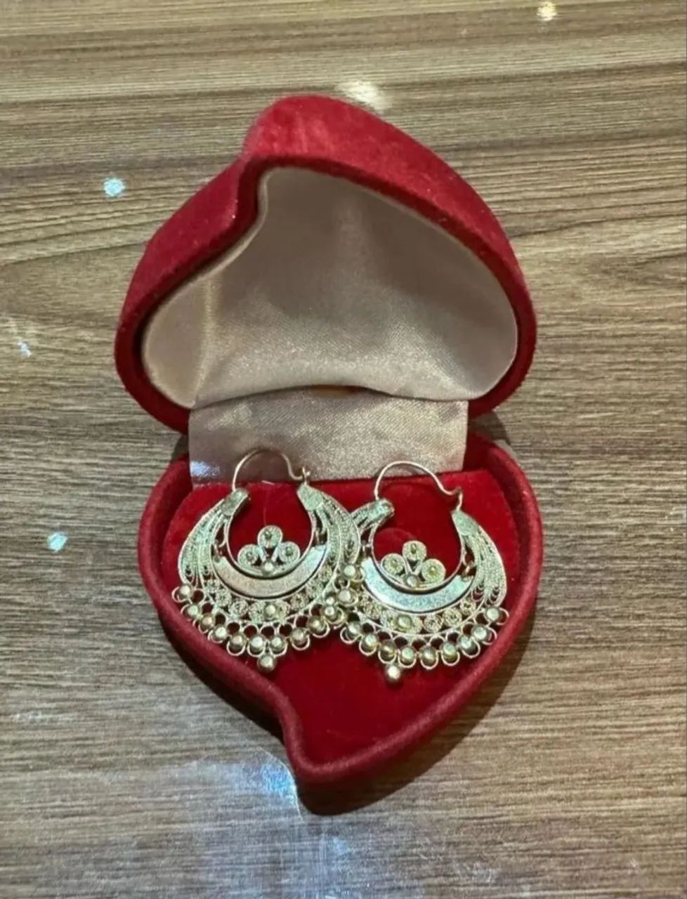 Brincos Renda Portuguesa Ouro 18k