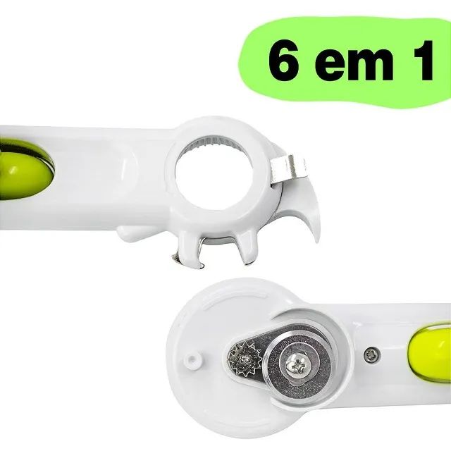 Abridor de Tampas Universal 6 em 1 Latas Potes Garrafas  - Foto 3