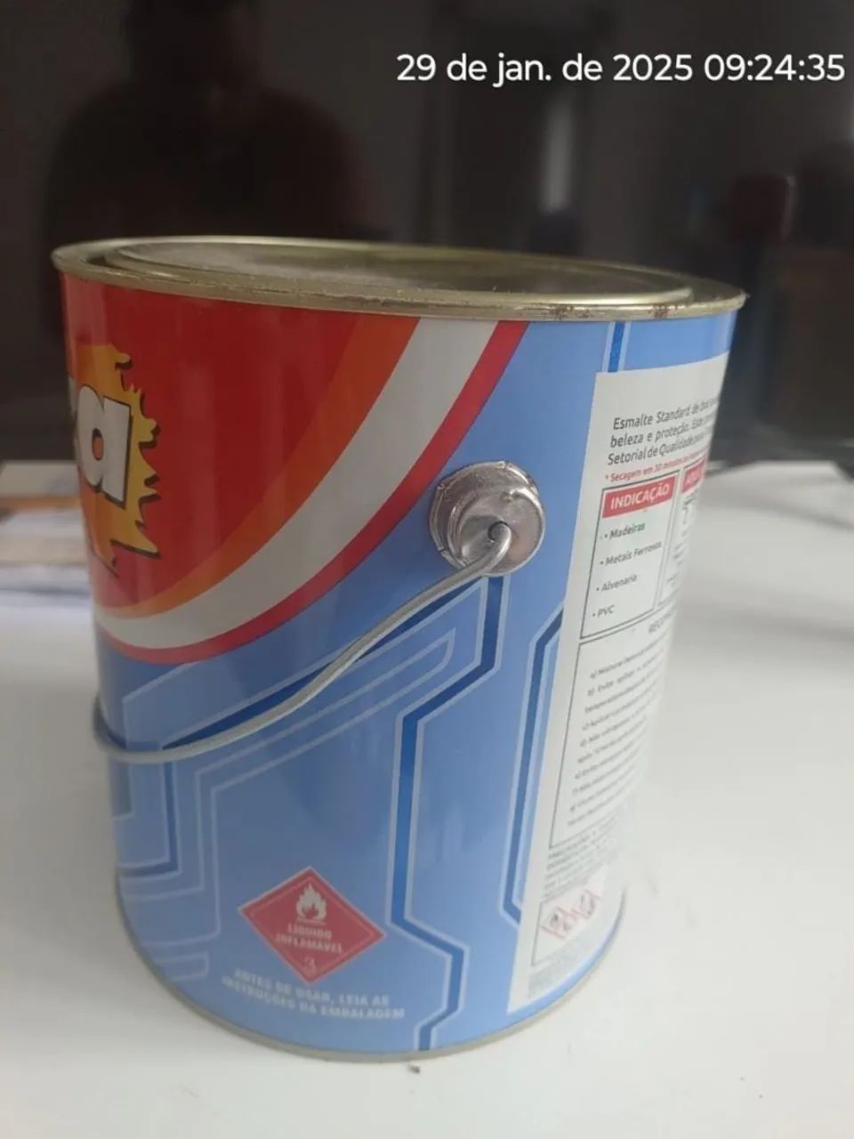 Tinta Maza Sintética Branca Brilhante 3,6L - Branco - Foto 5