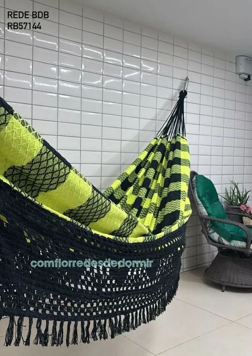 Rede de Dormir Espaçosa E Resistente- Tranquilidade e Conforto - Entrega Grátis  - Foto 3