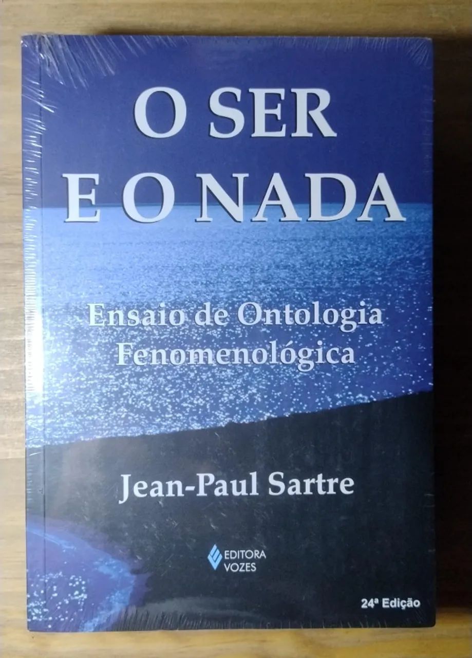 O Ser e o Nada. Jean-Paul Sartre. LACRADO!!!!