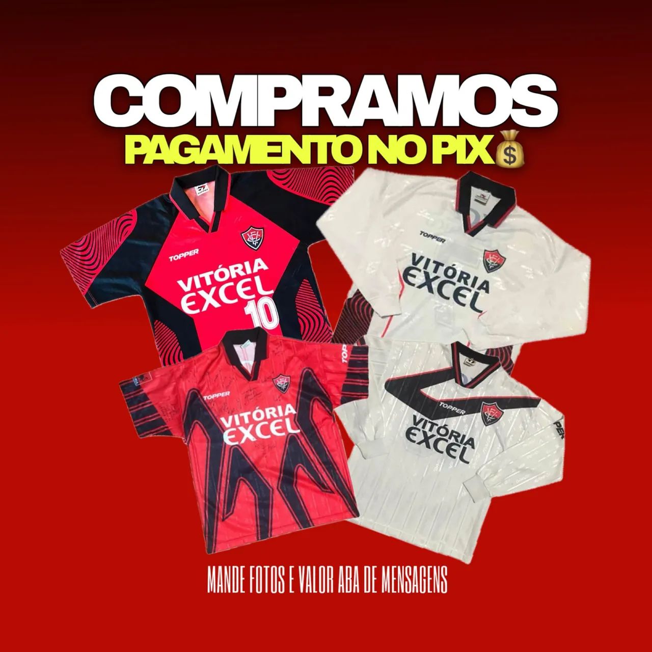 Camisa Vitoria Topper 1997/1998 ORIGINAL 