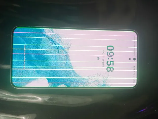 Samsung S22 Plus - Defeito na tela