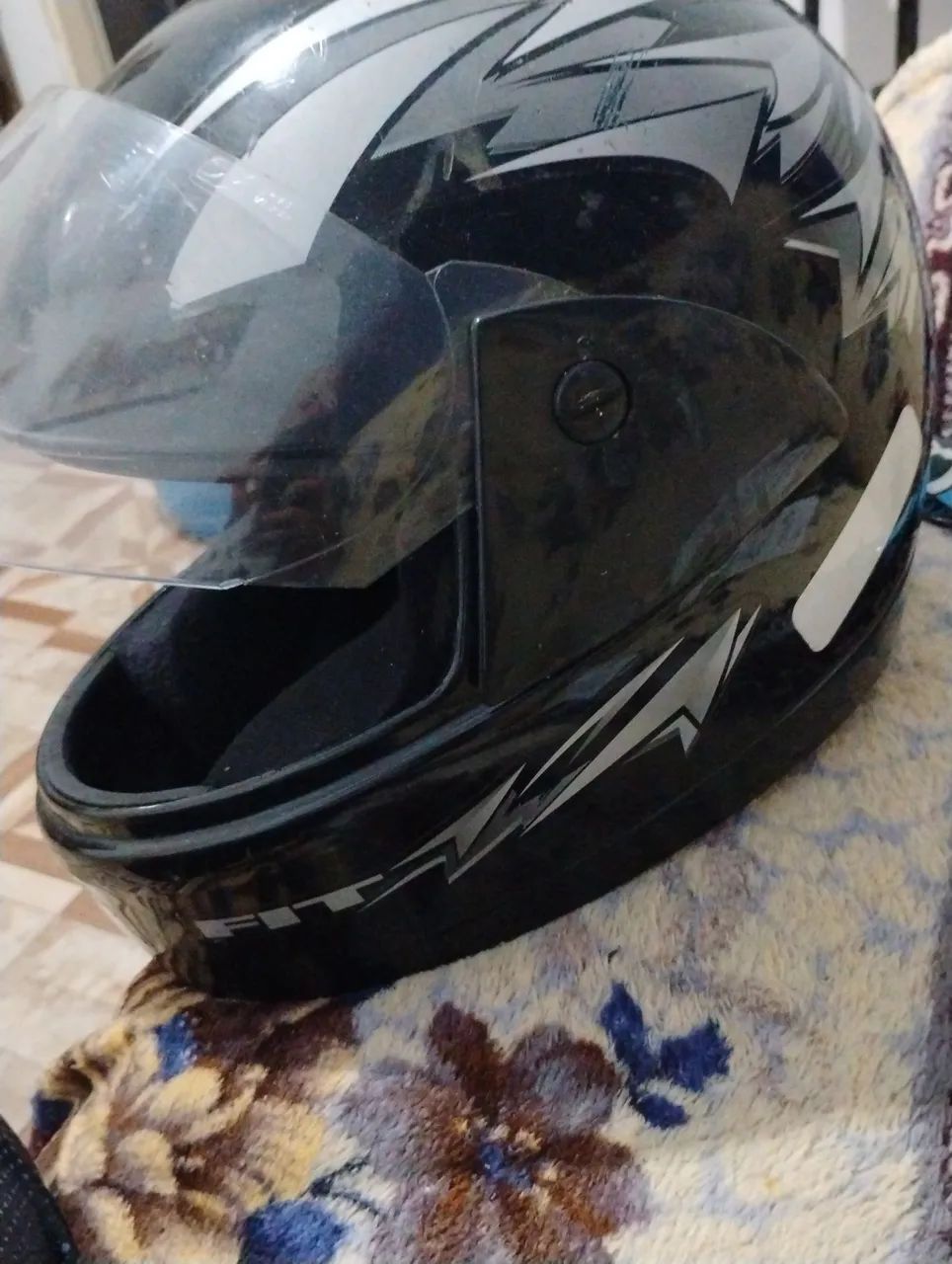 Capacete de Moto Preto 