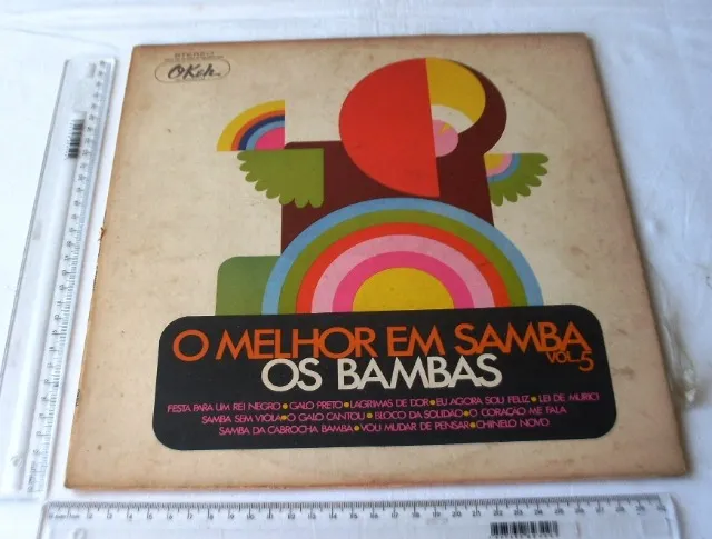 Disco Vinil - LP - Os Bambas - O Melhor em Samba - Volume 5 - 1971