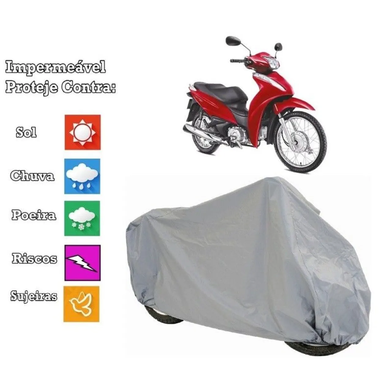 Capa Protetora para Moto Impermeável - Proteção Completa