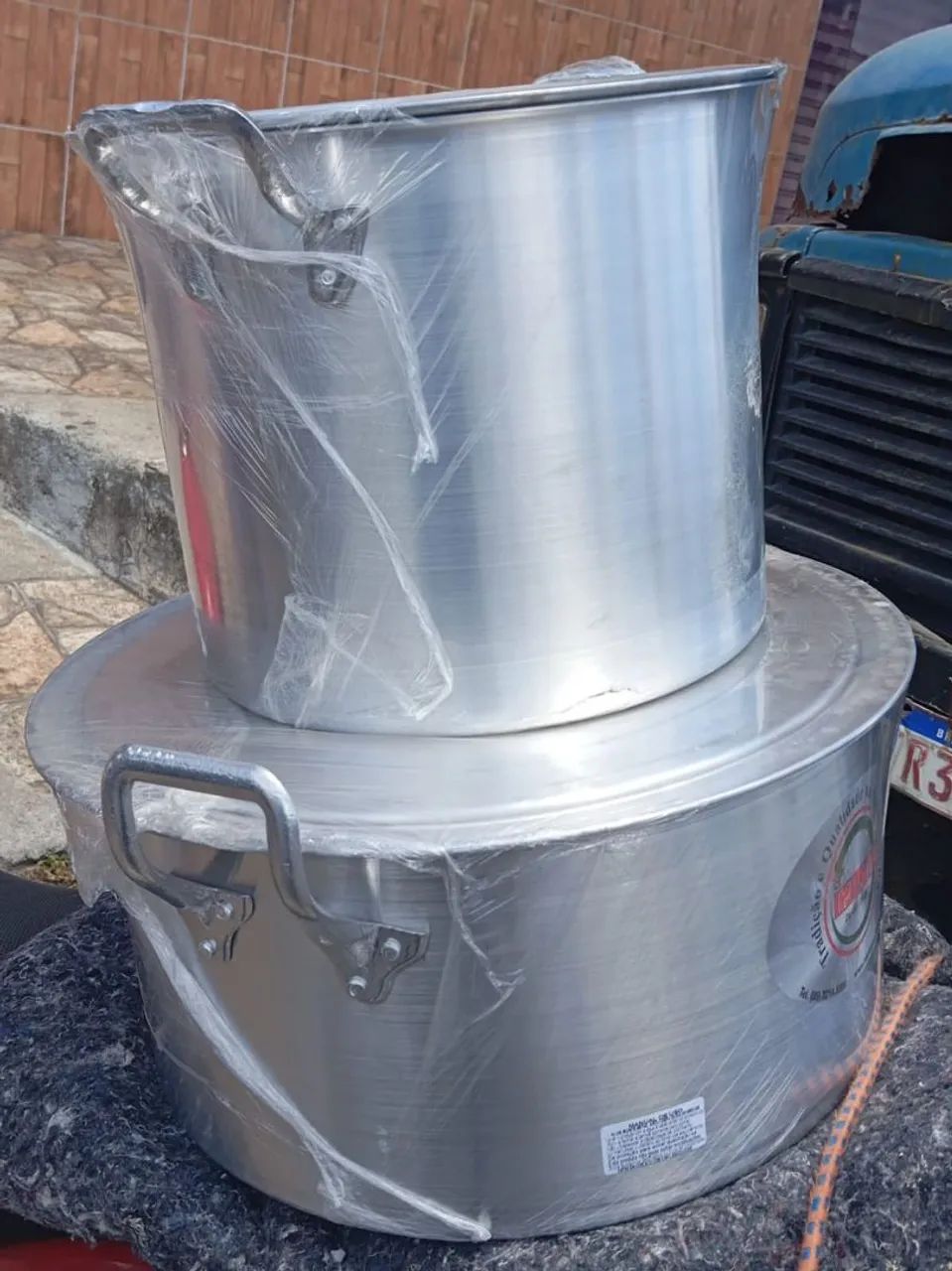 Panelas de alumínio grande  - Foto 2