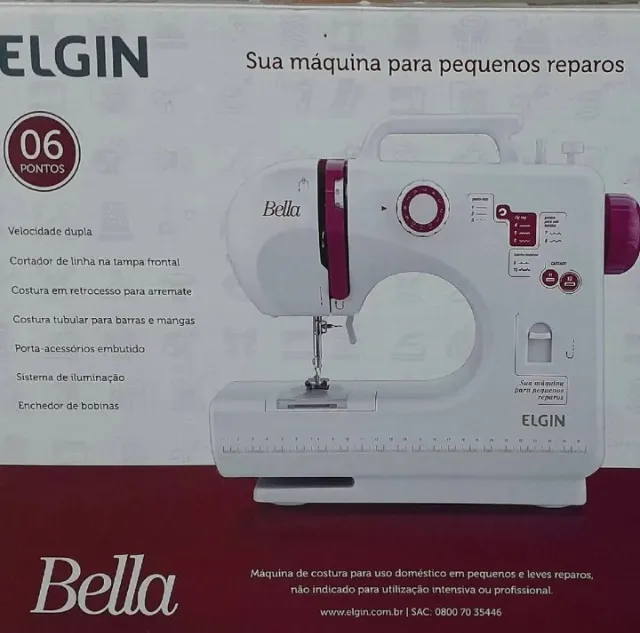 Máquina de costura pequena