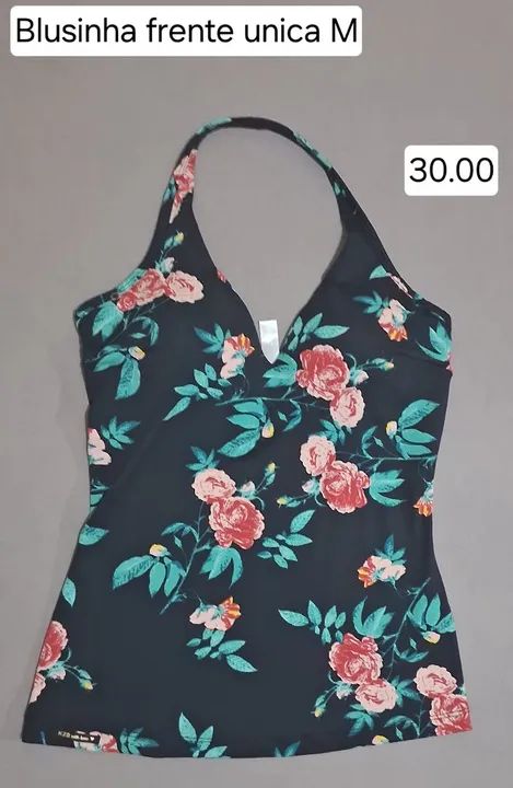 Blusa de alça floral - única!