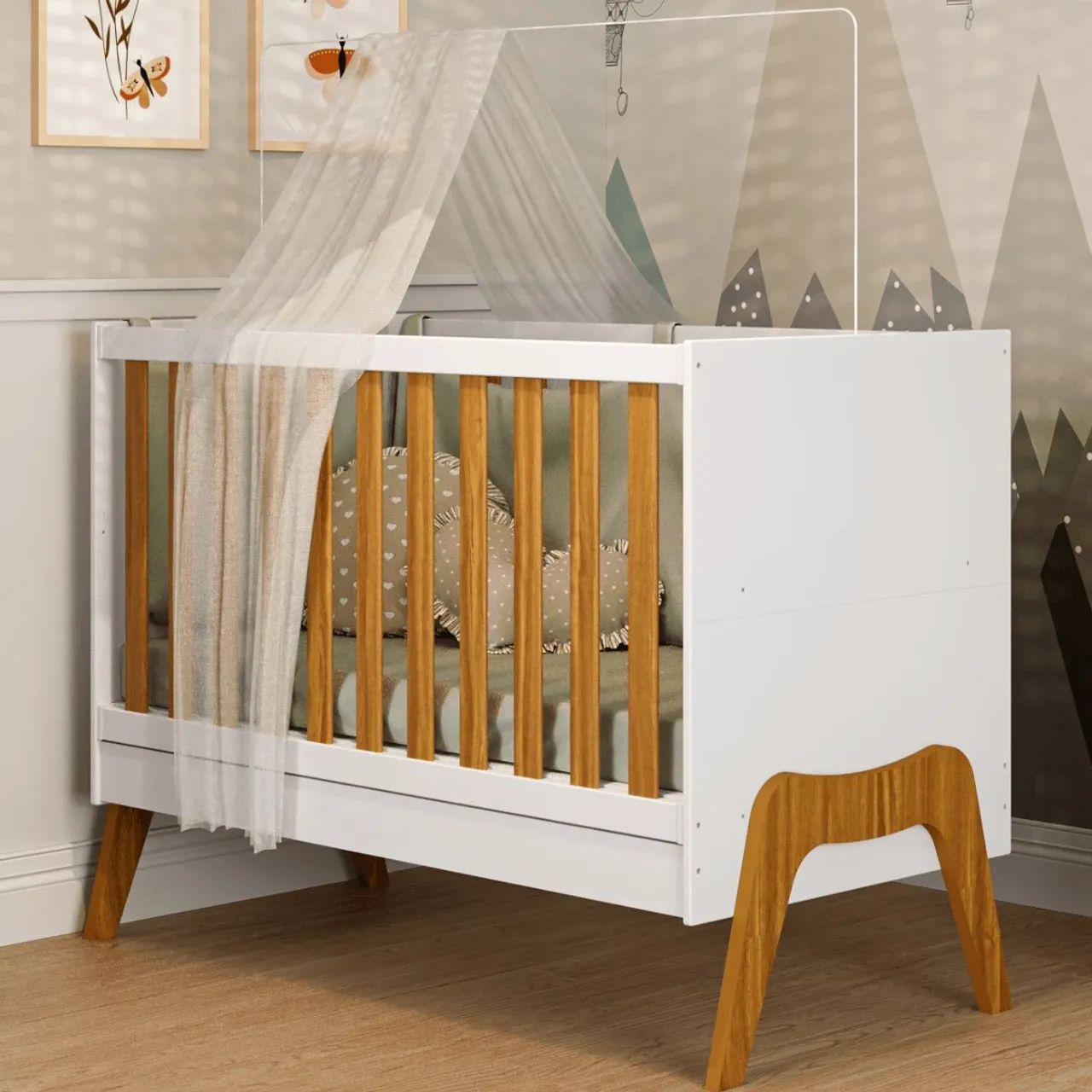 Berço Americano Multifuncional Mini Cama 5 em 1