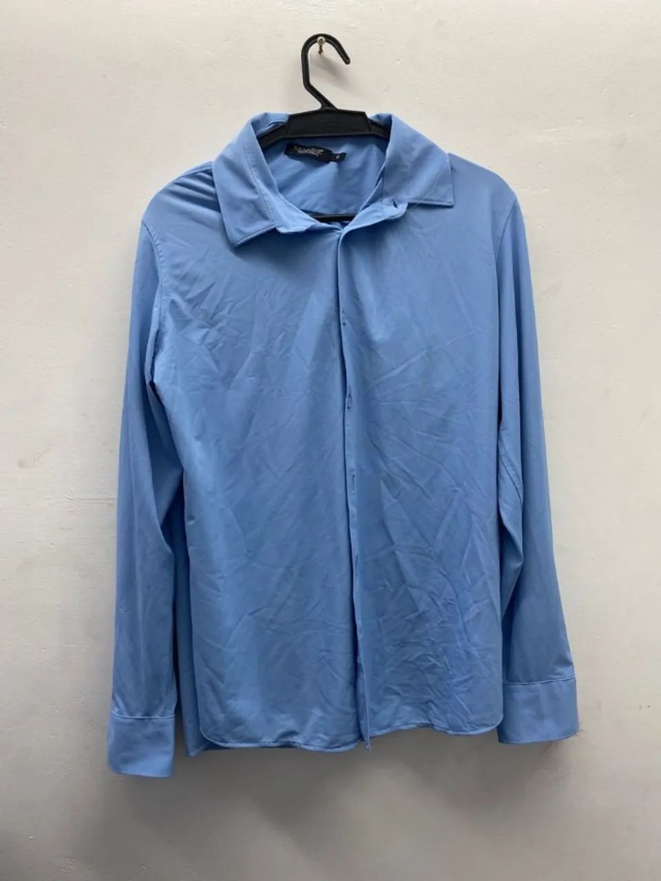 CAMISA SOCIAL AZUL MINIMAL CLUB 