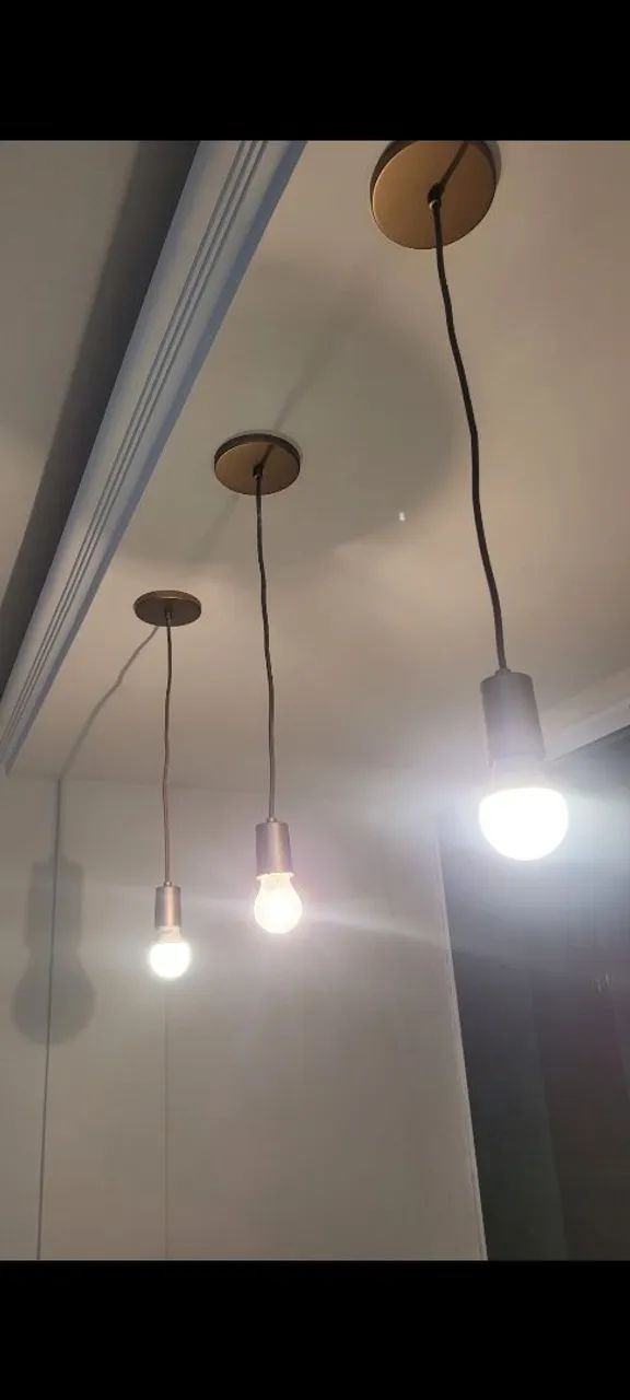 3 luminárias pendente - Foto 5