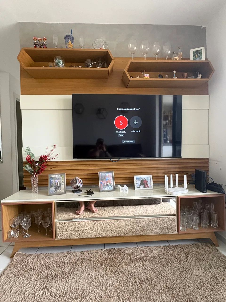 Rack completo com painel