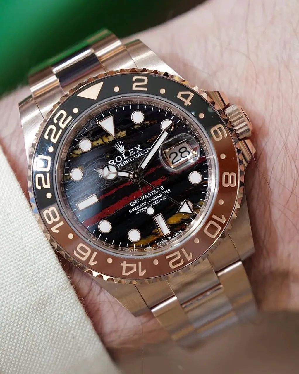 Rolex GMT II "Tiger Iron" C.