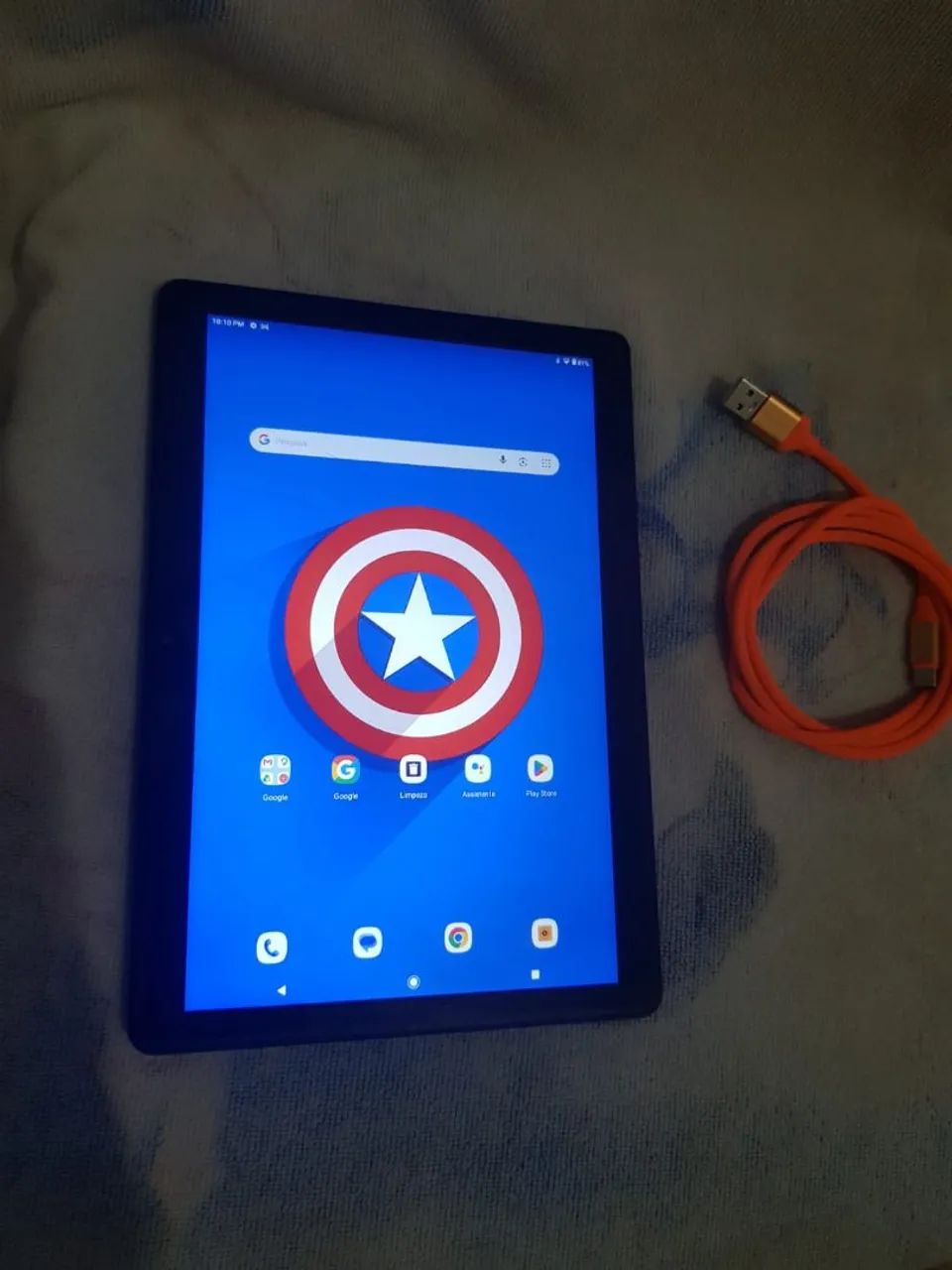Tablet M10 grandão + capa 32 GBS - Foto 3
