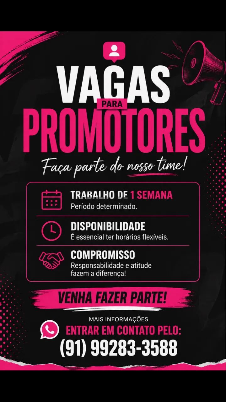Vaga de emprego temporário 