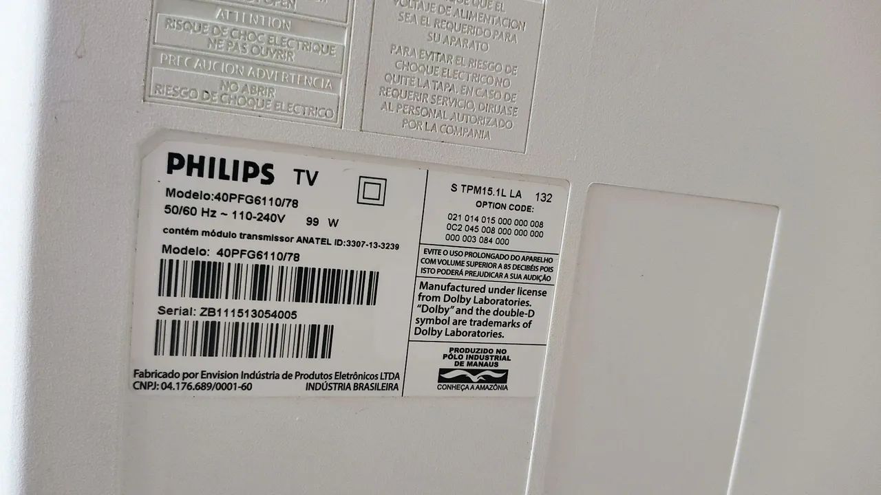 Smart TV Led 40 Polegadas Philips - Foto 2