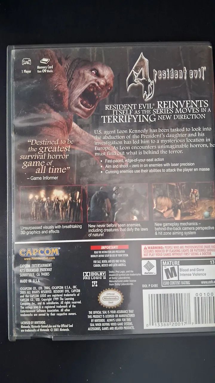 Resident Evil 4 original para Gamecube - Foto 2