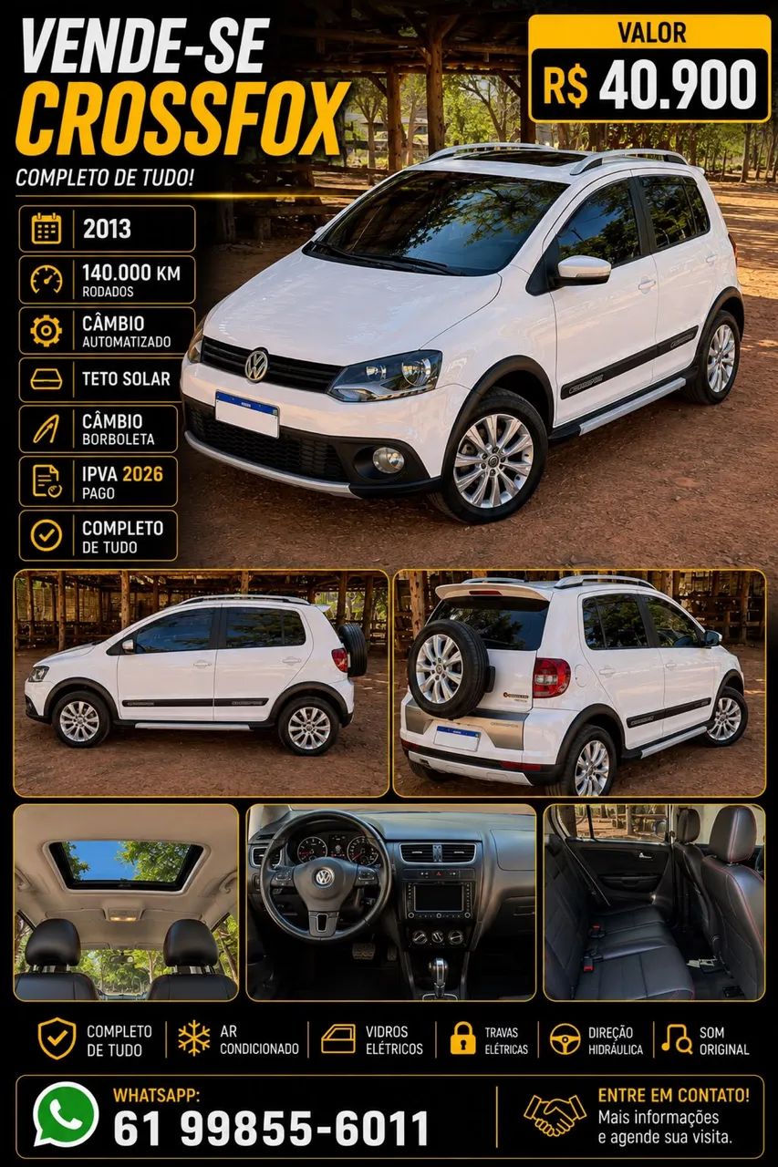 Volkswagen Crossfox CROSSFOX 1.6 Mi Total Flex 8V 5p 2013