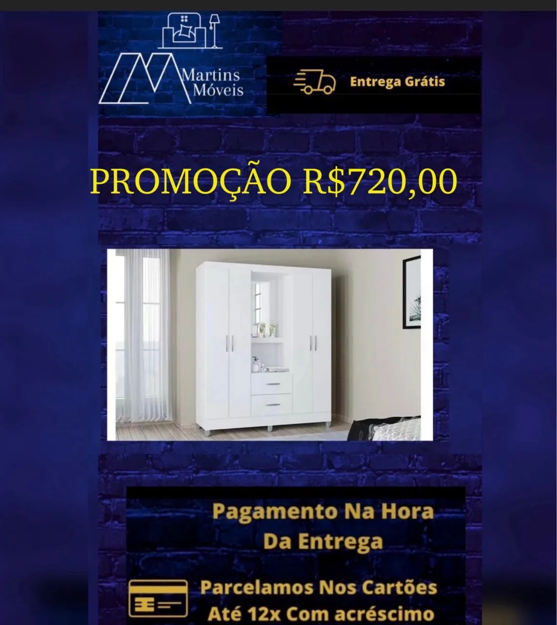 GRANDE PROMOÇÃO GUARDA ROUPA ENTREGA GRÁTIS  - Foto 2